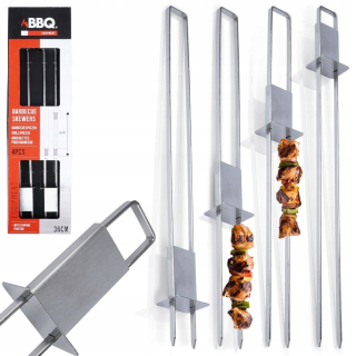 Grilovacie špajdle, ihly - 4x Bikulce Double Meat Grill Zeleninová klobása