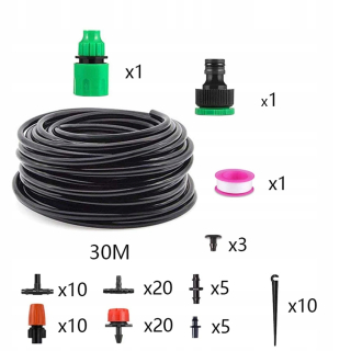 Zavlažovanie záhrady - 5-50m DIY DROP IRRIGURIGY SYSTÉM