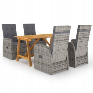 Záhrada Strong 4 + 1 stoličky Table + dáždnik