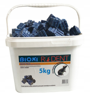 Repelent, plašič  pre zvieratá - 5 kg Truttek brodifacum na myšiach potkanov perie Blue Cube