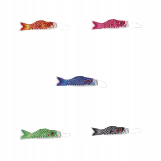 Dekorácia do jazierka - 5 ks. 150 cm japonského kapra koi vetra