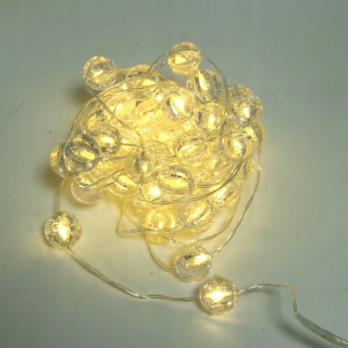 Svetelný stĺp do záhrady - 50-100 LED diódy reťazce svetiel dekorácie rozprávková svetlá batéria Opetovaná