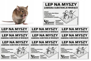Repelent, plašič  pre zvieratá - 50 ks lepkavé lepkavé lepiace lepidlá labky Mouses Potkany Rats