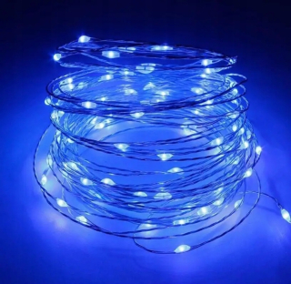 Svetelný stĺp do záhrady - 5M 10M vodotesné USB LED svetlá String medený drôt Fairy Garland Light