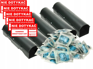 5x deratizačný podávač pre potkany zadarmo