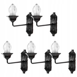 Dekorácia do záhrady - 5 kusov drobné stolov mini svetelné lampa piesku