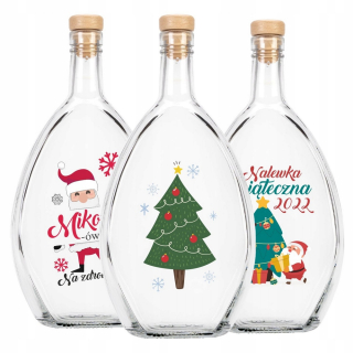 5x fľaše tinktúry na sviatky 500 ml so zátkou