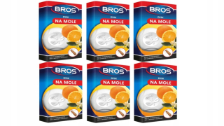 Repelent proti hmyzu - 6 x Bros Mole Disk Bojuje oranžové vajcia