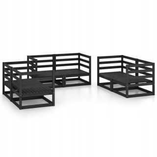Záhradná zostava nábytku - Rattan Sofa s dáždnikom (hnedá)
