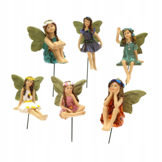 6 kusov miniatúrnych figúr výkyvov dekorácie