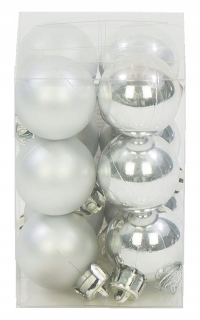 [680251] Non -CHABELS 2,5 cm 12 ks striebro