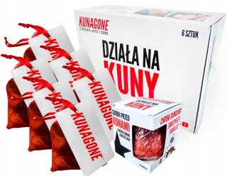 Repelent, plašič  pre zvieratá - 6x Martens za auto pre dom pre vlasy pre psa Kunagone