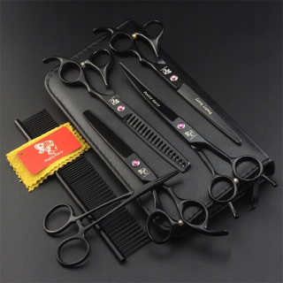 7 -palcové profesionálne Japonsko 440 ° C Pet Dog Grooming