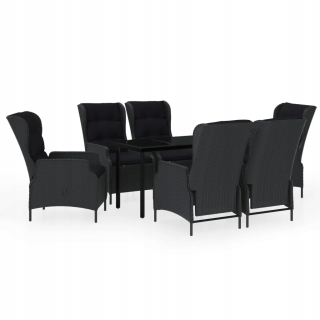 Záhradná zostava nábytku - Bistro Furniture Set, sivé vankúše, drevo