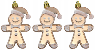 7581 3xciastko vianočné Bauble Bauble Baubles