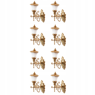 Dekorácia do záhrady - Nástenná lampa pre figuríny pre bábiky Moss 25 ks