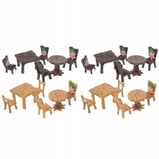 Dekorácia do záhrady - 8 dekoratívnych súprav DIY Miniatúrne záhradné doplnky