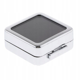8 x Kovová šperkovacia škatuľa Loose Diamond Šperty Box