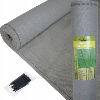 Pletivo, sieť - 95% tieňové tieňové sieť 125 cm 1,25x 25 m šedá