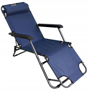 Záhradné lehátko - AG219B Garden Beach Sun Leb Skladacie kreslo 3in1