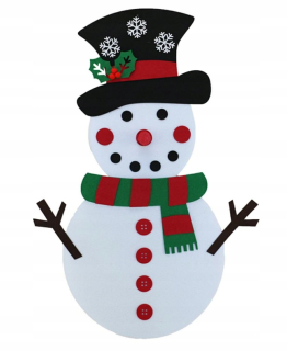 AG712C Falt Snowman DIY