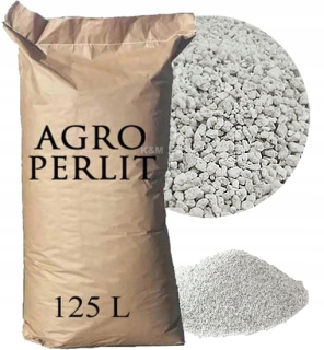 Záhradná pôda - Agro Perlite 125L Perlit Agroperlite frakcia 0-2,5 PROPACION PREPARE PROPALY !!