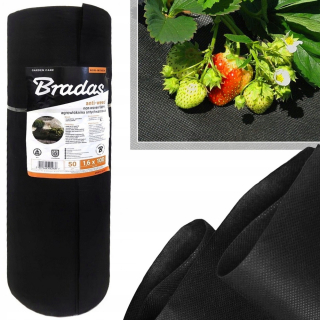 Agrotextília - Agrotkanín 160M2 Antichwastowa Black Agrotextile 50g/m2 1,6x100m