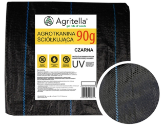 Agrotextília - Agrotkanínová záhradná podložka MAT čierna čierna 1,6x25m
