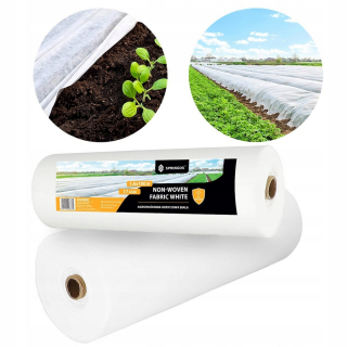 Agrotextília - AGR ROHOŽ NETKANÁ 17g PRUŽINOVÝ POKRÝVOK 1,6x100m PEVNÝ JESENÝ POKR.