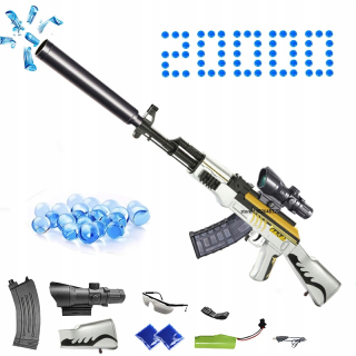 Vodná hračka - AK47 GEL BLASTER GUN GUNY PISTOL ELECTRICKÁ