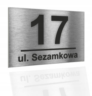 Hliníková adresa Tabuľka domov / adresa