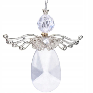 Angel Crystal Pendant BAUBLE na vianočný stromček