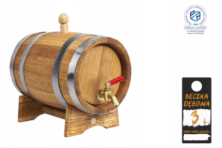 Sud - Antałek Dębowa 3l Barrel pre whisky Moonshine Wine Tincture (so schválením PZH)