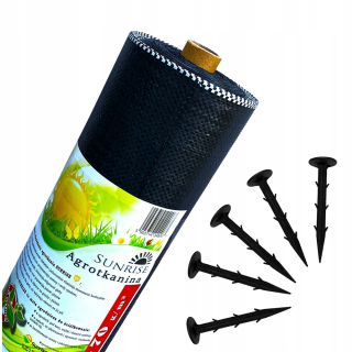 Agrotextília - Agrotkanín čierny 3,2x50 UV70 Sunrise Antichwastowa Agross