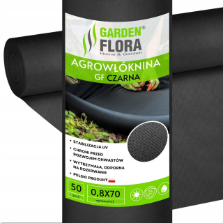 Agrotextília - GF Agro Black Agrovácia 0,8x70m 50 g pre burinu