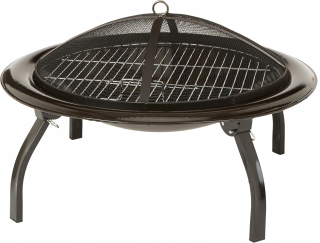 Záhradné ohnisko - Prenosný gril na ohnisko Amazon Basics 66 cm