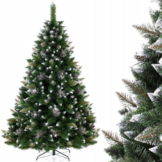 Ameliahome hustý umelý vianočný stromček 250 cm