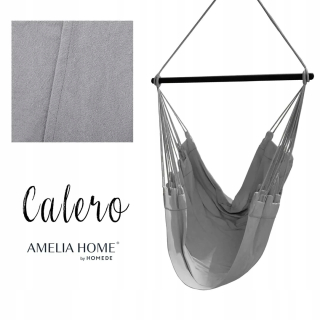 Závesné hojdacie kreslo - Ameliahome Brazílska hojdacia hojdačka Calero 100x130 šedá