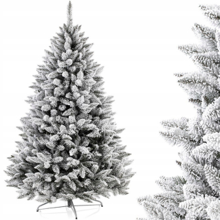 AmeliaHome UMELÝ VIANOČNÝ STROMČEK ZASNENÝ - 120 cm