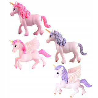 Dekorácia do záhrady - Zvieratá dekorácie pegasus jednorožca model 4 ks
