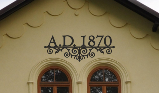 Anno Domini, A.D. Podpis pre dom 90 cm