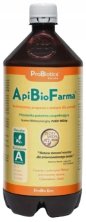 Krmivo pre včely - Apibiofarma probiotiká probiotiká pre včely 1L
