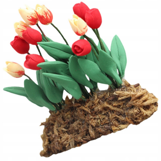 Dekorácia do záhrady - Umelé kvety miniatúrne dekorácie rastlín