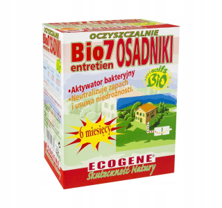 Domáca čistiareň odpadových vôd - Baktérie pre čističku odpadových vôd Bio7 480G graf