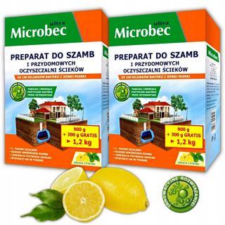 Prostriedok do žumpy, septiku - BAKTÉRIOVÝ PRÍPRAVOK NA Septik MICROBEC 1,2kg x 2 ks.