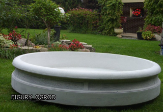 Bazén s dnom 113 cm do záhradnej fontány Nová