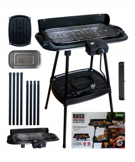 Elektrický záhradný gril - Bass Garden Electric Grill stojaci 2800W 2in1