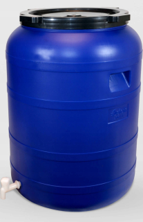 Nádrž na dažďovú vodu - Tank dažďovej vody s hlavnou 200 l so súhlasom s kohútikmi