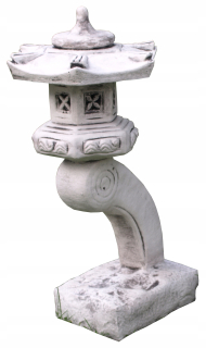 Betónová záhradná lampa japonská pagoda L2102