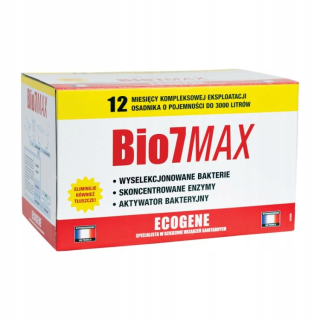 Prostriedok do žumpy, septiku - Bio7 max 2kg baktérie pre čističku ekologénovej odpadovej vody